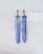 Brinco mini de Cianita azul, espada de são miguel arcanja Kristaloterapia cristal cristaloterapia semijoia cristaloterapia