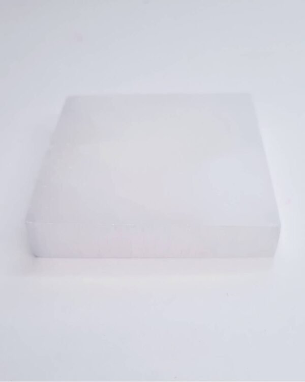 Placa mini de Selenita Branca, pedra de 2023, Kristaloterapia cristal cristaloterapia