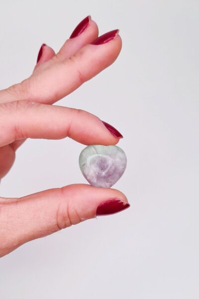 Mini Coração de Fluorita – Kristaloterapia