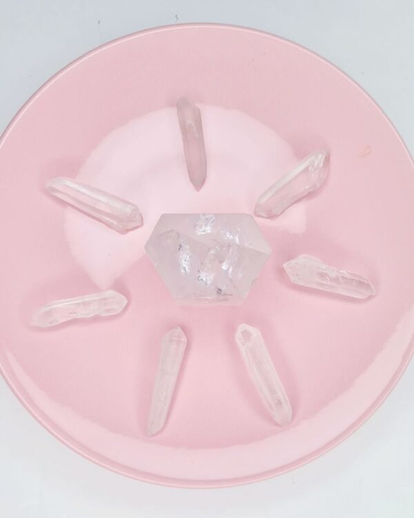 Kit Quartzo Incolor Reiki Mandala 6- Kristaloterapia cristaias reiki terapia
