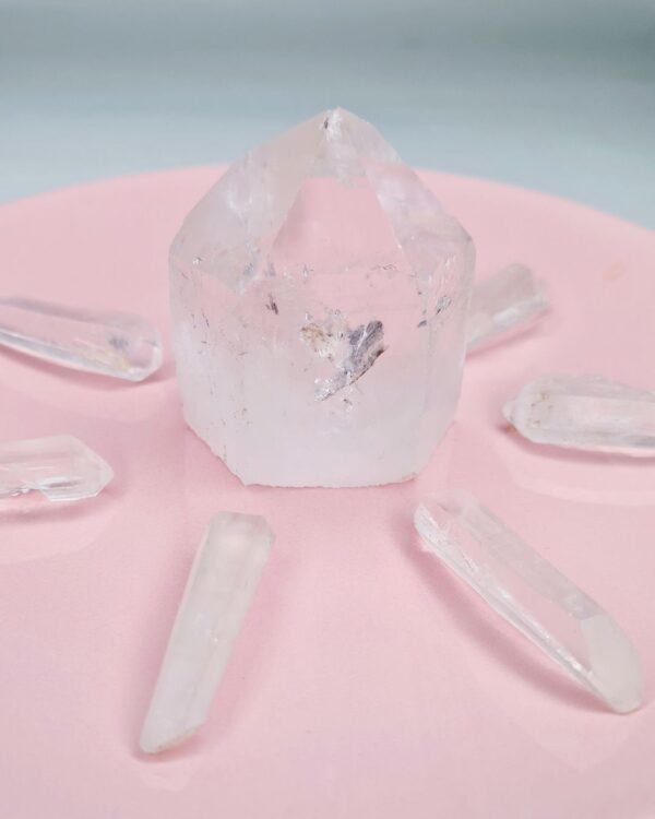 Kit Quartzo Incolor Reiki Mandala 6- Kristaloterapia cristaias reiki terapia
