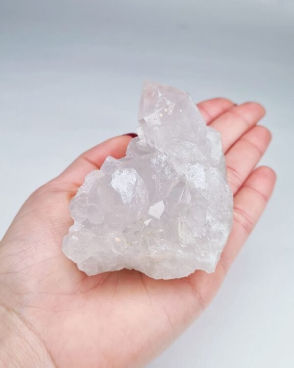 Drusa de Quartzo Incolor - Kristaloterapia cristais quartzo incolor ponta