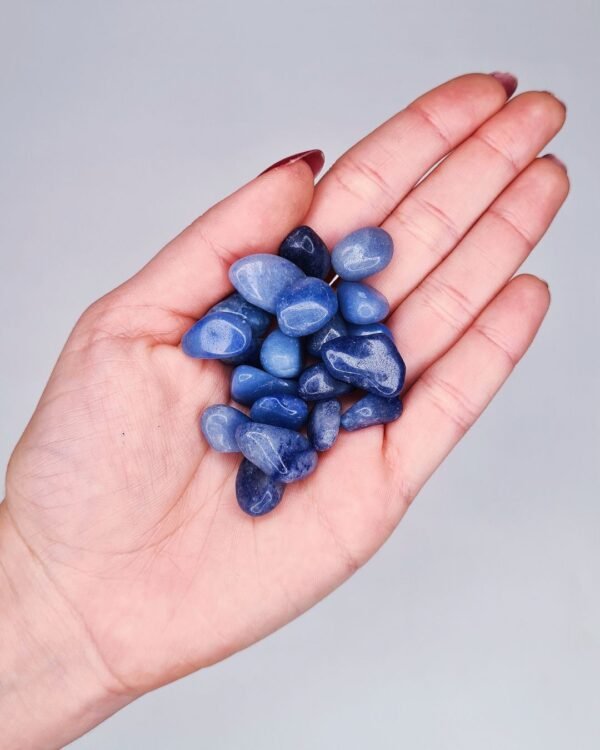 Concha de Quartzo Azul 40g- Kristaloterapia cristal terapia quartzo azul