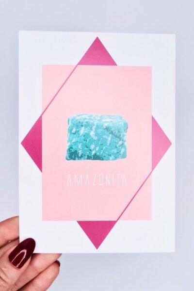 Cartão Amazonita – Kristaloterapia
