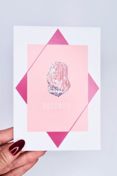 Cartão Rodonita – Kristaloterapia